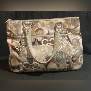 Coach Multicolor Patterned Shoulder Bag